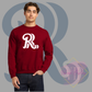 White RR Chest Logo-Gildan® - Heavy Blend™ Crewneck Sweatshirt 18000