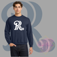 White RR Chest Logo-Gildan® - Heavy Blend™ Crewneck Sweatshirt 18000