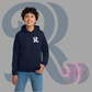 White RR Pocket Logo-Gildan® - Youth Heavy Blend™ Hooded Sweatshirt 18500B
