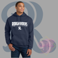 White Rough Riders Logo-Gildan® - Heavy Blend™ Hooded Sweatshirt 18500