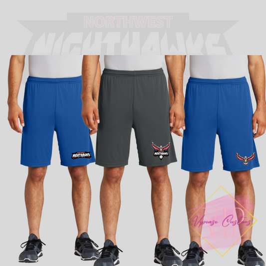 NW NIGHTHAWKS ST355P Sport-Tek® PosiCharge® Competitor™ ADULT Pocketed Shorts