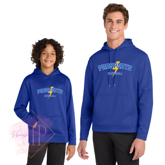 PROSPECTS SOFTBALL- F244 Sport-Tek® Sport-Wick® Fleece Hooded Pullover & YST244 Sport-Tek® Youth Sport-Wick® Fleece Hooded Pullover