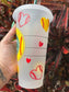 Softball Fuel Authentic Plastic Starbucks Tumbler