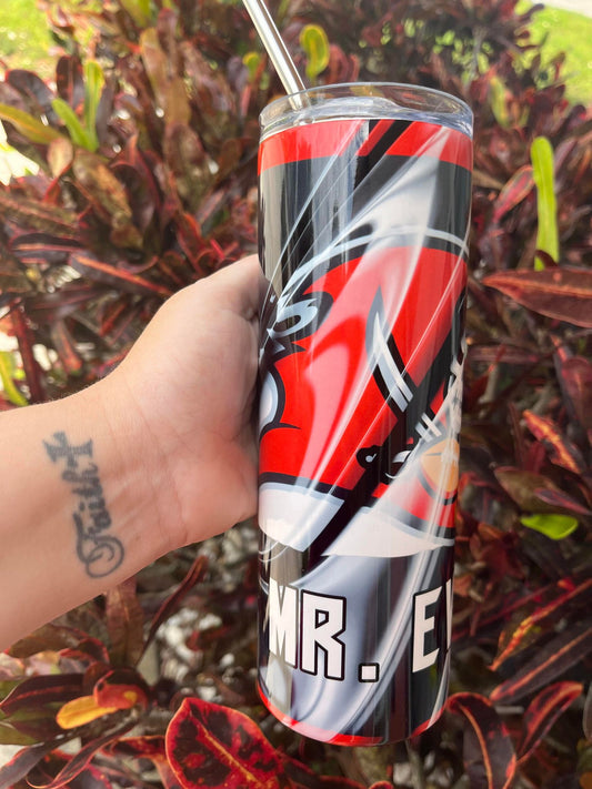 Personalized Bucs Flag Tumbler