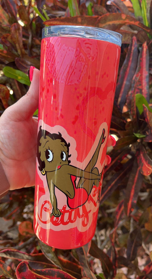 Personalized Betty Boop Tumbler