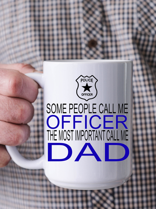 Police Officer Dad Mug